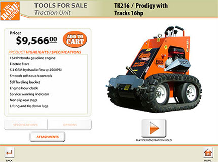 Home Depot Kiosk